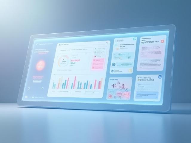 Interface IA montrant un prompt unique générant des sorties multiples et formatées (tableau, email, code) dans différentes zones.