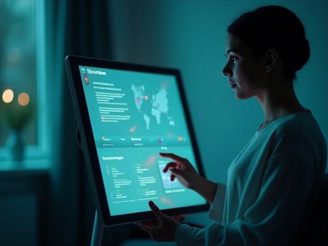 Une personne interagit avec une interface IA moderne, des bulles de pensée annotant les points de friction et de satisfaction de l'expérience utilisateur.
